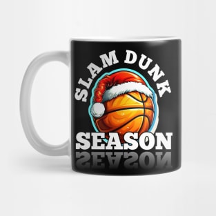 Slam Dunk Basketball Christmas Mug